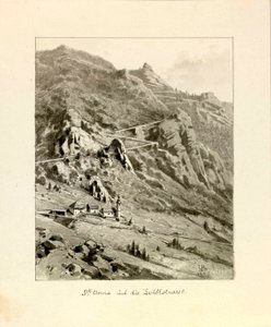 View of St. Anne and the Ljubelj Serpentine by Ladislav Benesch